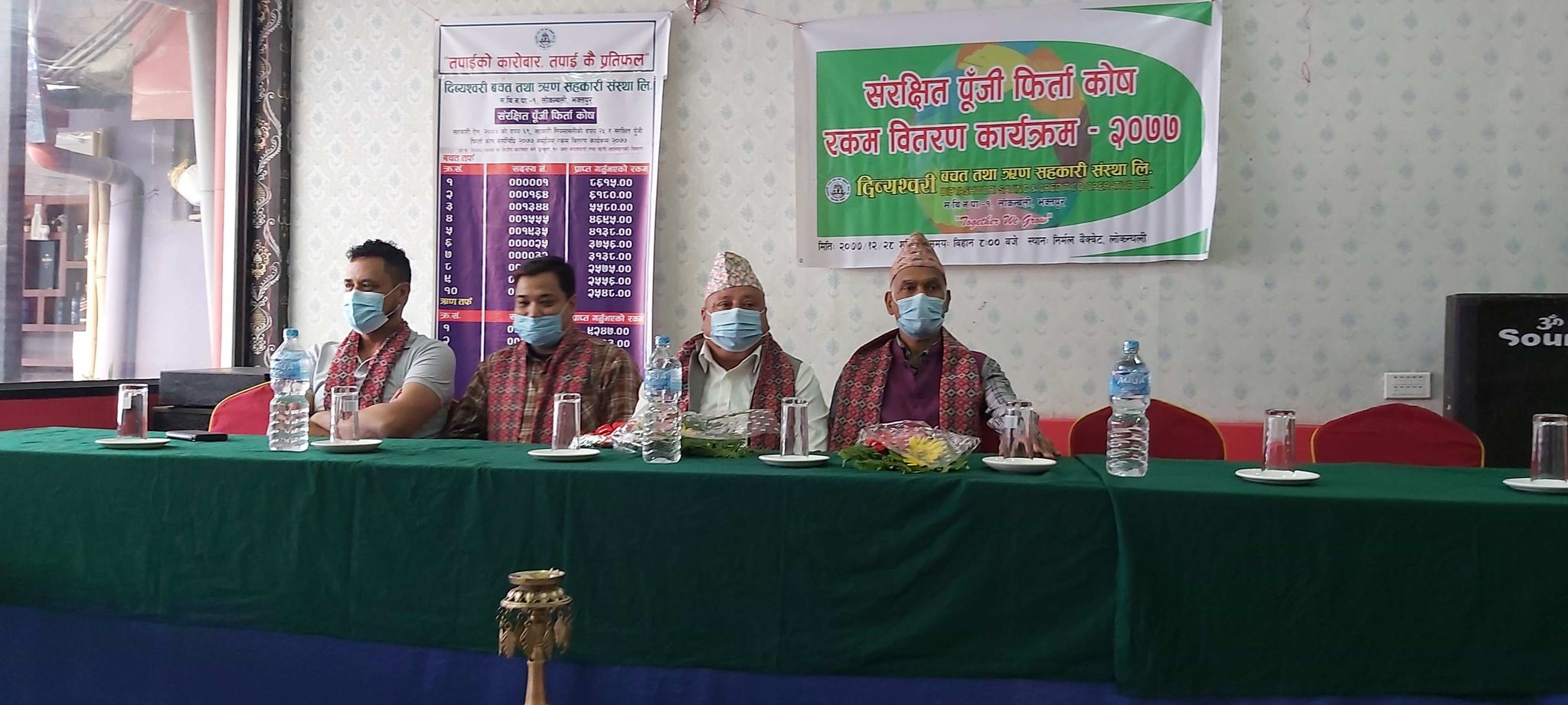 संरक्षित कोष यसरी बितरण गरियो