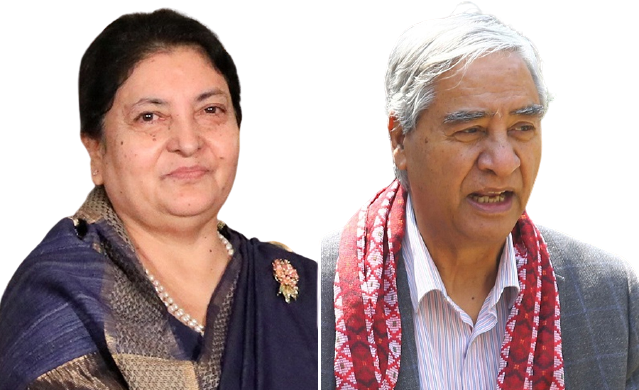 राष्ट्रपतिले कोरोना महामारी नियन्त्रण विषयमा  प्रधानमन्त्रीबाट जानकारी