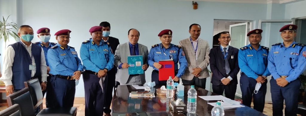 नेपाल प्रहरी र राष्ट्रिय वाणिज्य बैंकबीच समझदारीपत्रमा हस्ताक्षर कार्यक्रम सम्पन्न