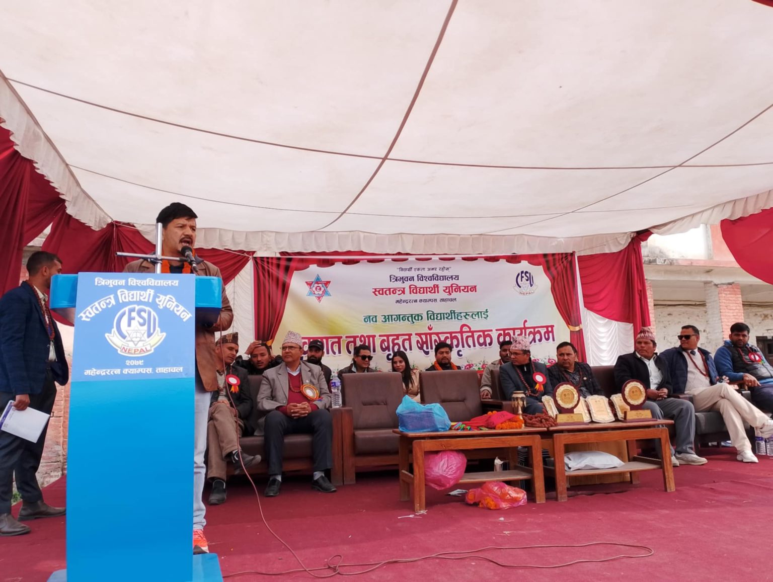 महेन्द्ररत्न क्याम्पसमा नव आगन्तुक विद्यार्थीलाई स्वागत कार्यक्रम सम्पन्न