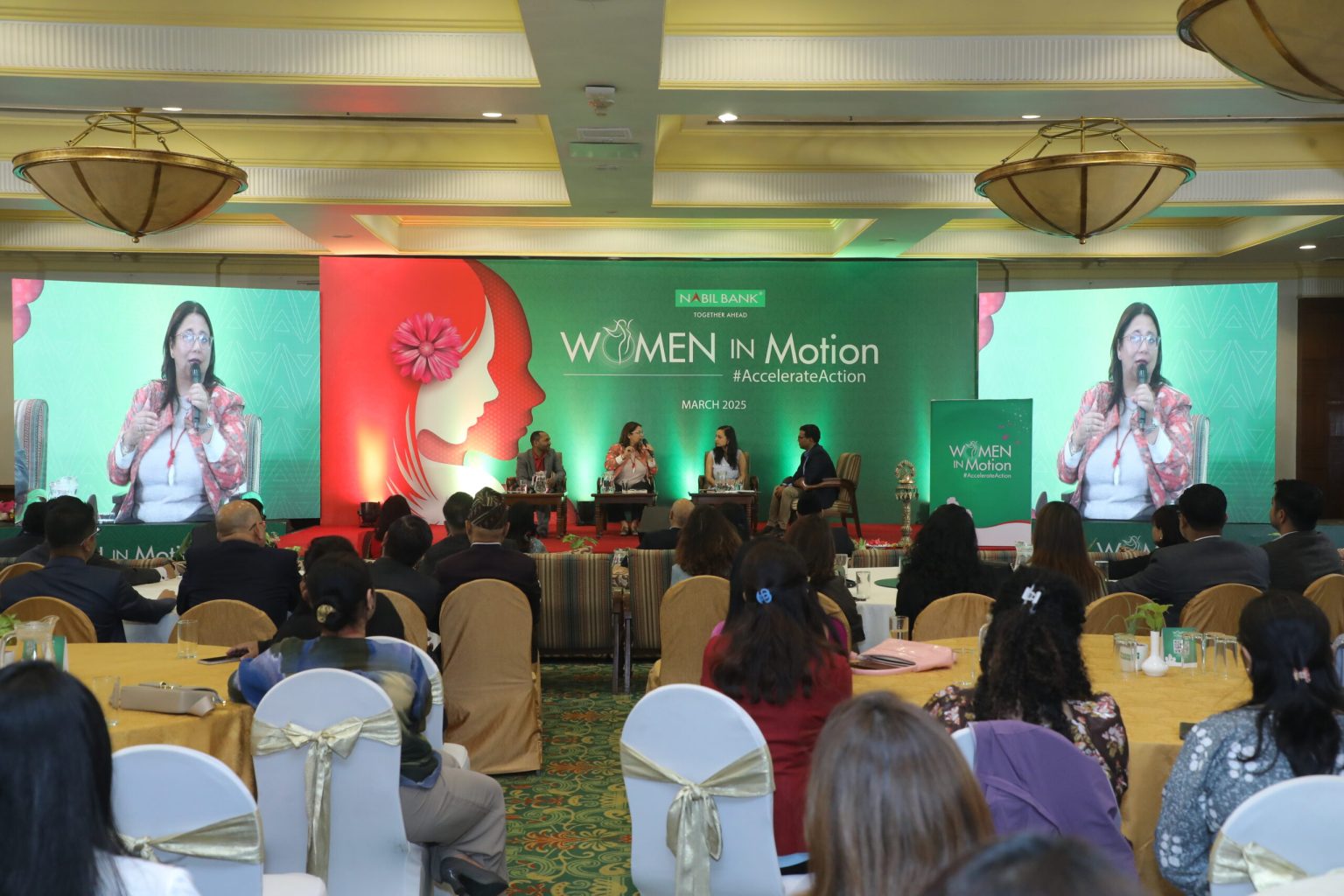 नबिल बैंकले काठमाडौँमा ‘वुमन इन मोसन–एक्सिलेरेट एक्सन’ कार्यक्रम सम्पन्न