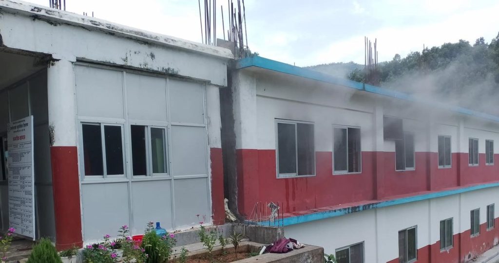 कालीगण्डकी बहुप्राविधिक शिक्षालयमा आगलागी