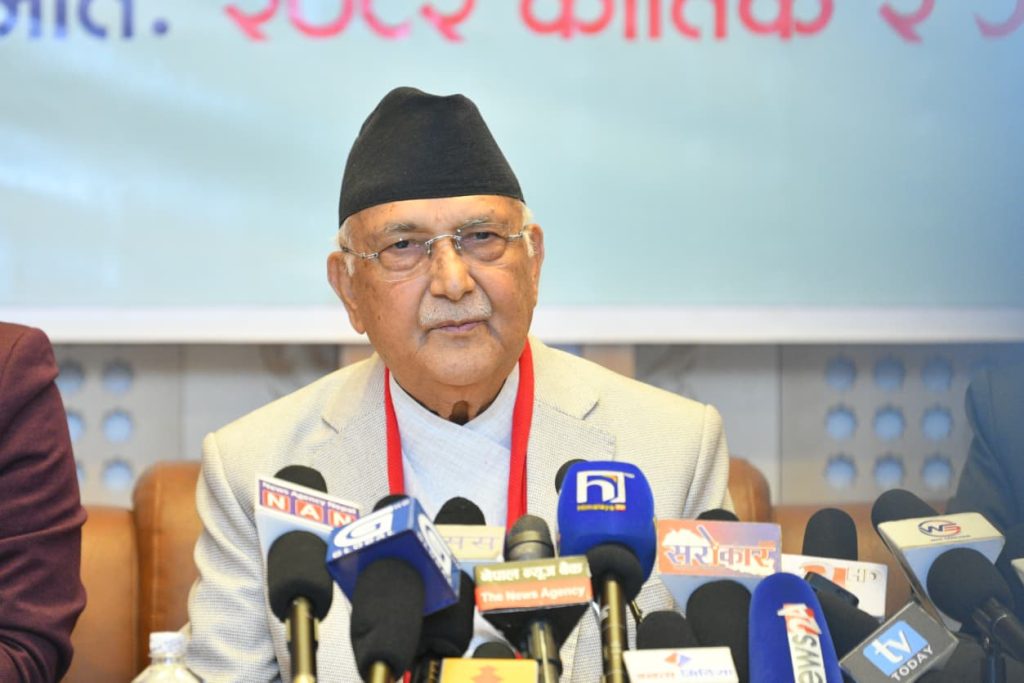 ओलीको दाबी : “अराजकता बढ्दै गयो भने म फेरि प्रधानमन्त्री बन्न सक्छु”