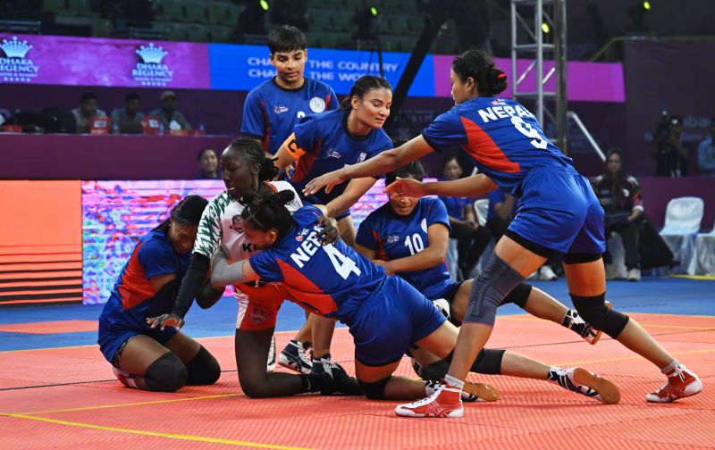महिला कबड्डी विश्वकपमा नेपालको तेस्रो जित, केन्या रोमाञ्जक अन्तरले पराजित