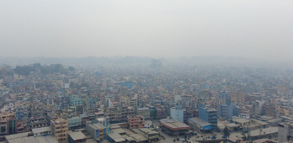 आज पनि काठमाडौँको वायु प्रदूषण अस्वस्थ तहमा