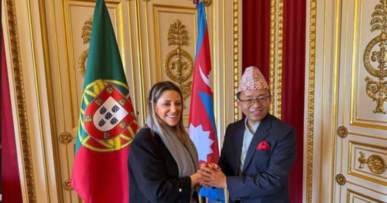 पोर्चुगलकी उपविदेशमन्त्री आना जेभियर तीनदिने नेपाल भ्रमणमा