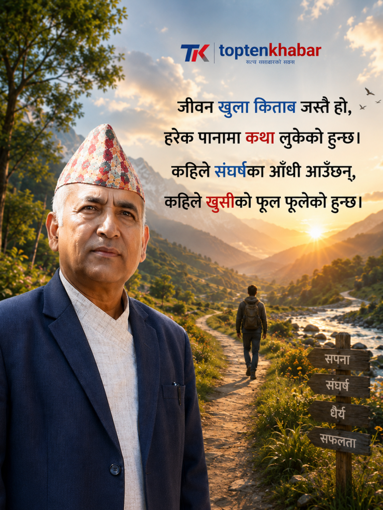 जीवन खुला किताब जस्तै हो