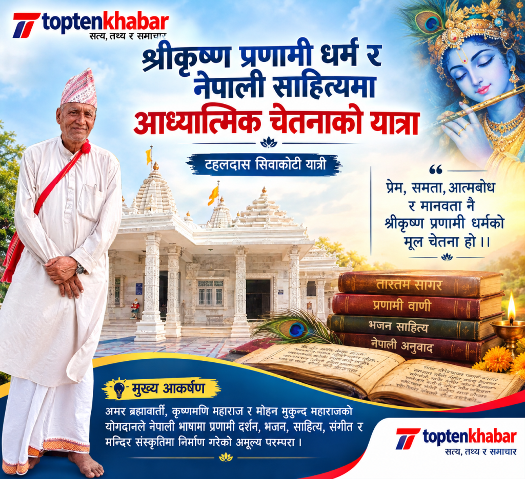 श्रीकृष्ण प्रणामी धर्म र नेपाली साहित्यमा आध्यात्मिक चेतनाको यात्रा